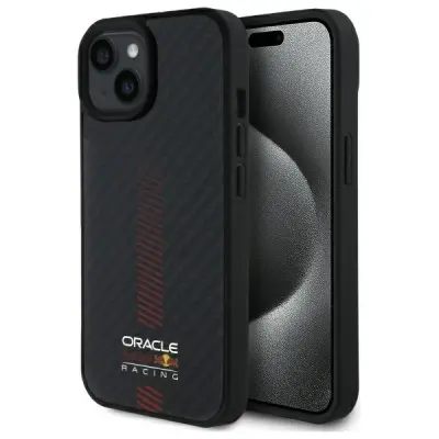 RED BULL RBHMP15S24CFGSMK TVRDA OBNOBA OD UGLJENOG VLAKNA ZA IPHONE 15 S MAGSAFE