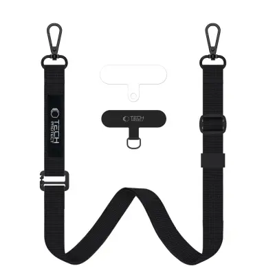 TECH-PROTECT C6S ROPE CROSSBODY TORBICA ZA TELEFON CRNA