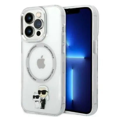 Maska za iPhone 14 Pro Max Karl i Choupette ispis kompatibilna s MagSafe