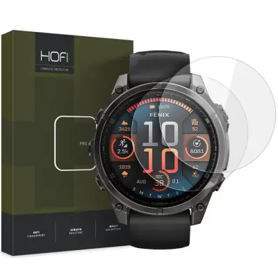 HOFI GLASS PRO+ 2-PAKETA TEMPERIRANOG STAKLA ZA GARMIN FENIX 8 47MM PROZIRNO
