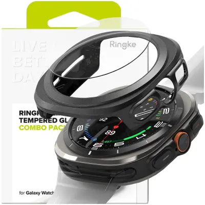 RINGKE TEMPERIRANO STAKLO ZA SAMSUNG GALAXY WATCH ULTRA 47MM CRNO