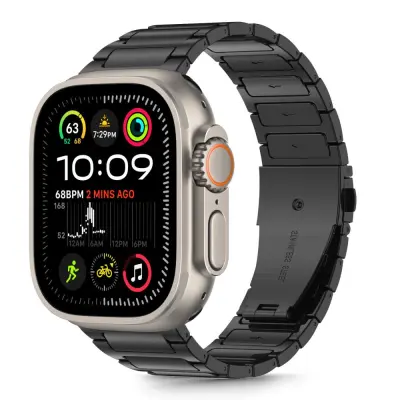 TECH-PROTECT STAINLESS CLASSIC ZA APPLE WATCH 6 / 7 / 8 / 9 / 10 / SE / ULTRA 1 / 2 (44 / 45 / 46 / 49 MM) CRNA