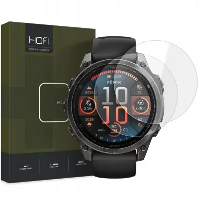HOFI STAKLO PRO+ 2-PAKETA TEMPERIRANOG STAKLA ZA GARMIN FENIX 8 51MM PROZIRNO
