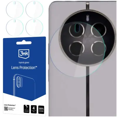 3MK HIBRIDNO STAKLO ZA ZAŠTITU LEĆE ZA KAMERU ZA REALME 12 PRO/12 PRO+