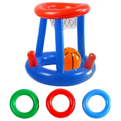 Napihljivi košarkaški koš za bazen, plutajući, za djecu | DUNKSPLASH