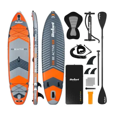 REBEL ACTIVE RBA-4507-OR SUP daska, 335x84x15 cm, sjedalo, veslo, 170 kg