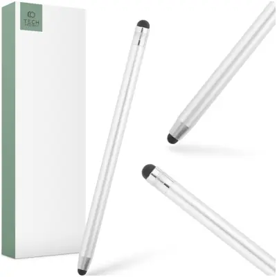 TECH-PROTECT TOUCH STYLUS PEN SILVER OLOVKA ZA OSJETLJIVE EKRANE
