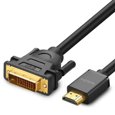 DVI na HDMI FHD 60Hz adapter kabel, 1,5 m, crni