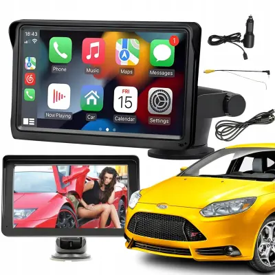 12-24V prijenosni univerzalni auto radio osjetljiv na dodir USB Bluetooth 5.0 ANDROID HD LCD 7"