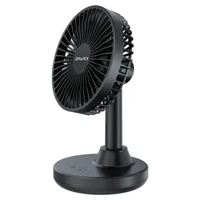 AWEI MINI STOLNI VENTILATOR F29 CRNI USB KUTIJA ZA UREĐAJ