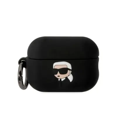 Silikonska maska AirPods Pro 2 Karl Head 3D luksuzna zaštita otporna na udarce