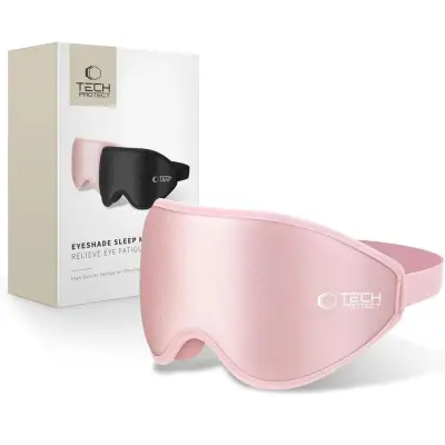 TECH-PROTECT EYESHADE BABY PINK MASKA ZA SPAVANJE, UDOBNE ZA OČI