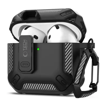 TECH-PROTECT CARBONOX ODJELjak ZA APPLE AIRPODS 4 CRNA