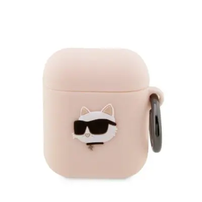 Visokokvalitetna silikonska 3D Choupette futrola za AirPods 1. i 2. generacije