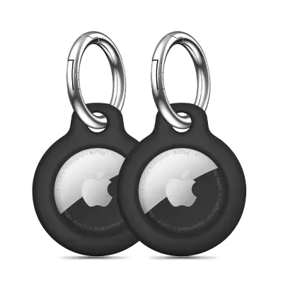 TECH-PROTECT ROUGH 2-PAK ZA APPLE AIRTAG CRNI NOSAČ