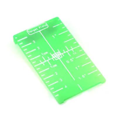 Shield Za Lasersku Nivelaciju Rosfix – Precizna s Dva Magneta | Dimenzije 10x7cm, Zelena