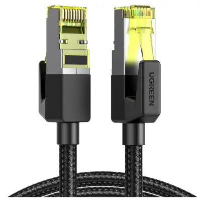 Ugreen NW150 Ethernet RJ45 Cat 7 kabel 10Gbps, 10m - crni