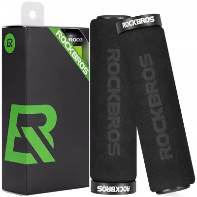 ROCKBROS biciklističke ručke s gripovima, crne, udobne
