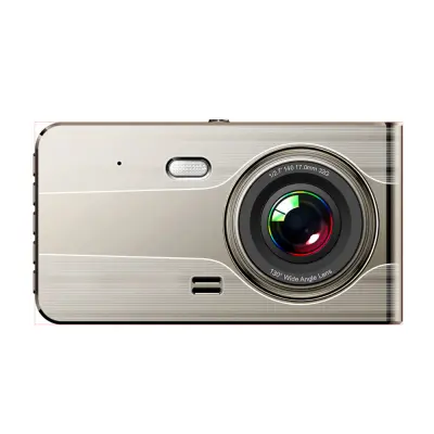Full HD LCD kamera za automobil s G-senzorom i kamerom za vožnju unatrag, bež