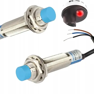 Induktivni Senzor NPN LJ12A3-4-Z/BX – 6-36VDC, 0-4mm, IP67 | Mjed/PBT, 1,2m Kabel