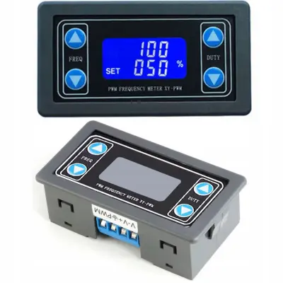 PWM Generator XY-PWM 1Hz-150kHz – LCD, UART, 3.3-20V | Kompaktna Montaža 40x73mm