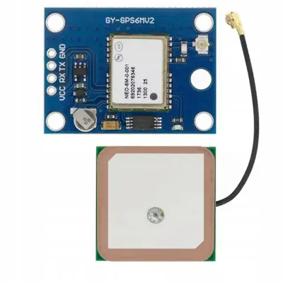 GPS Modul GY-NEO6MV2 s Antenom – Precizno Pozicioniranje | 3.3V-5V, UART, 36x24 Mm
