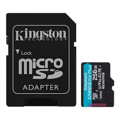 Memorijska kartica Kingston 256GB microSDXC Canvas Go Plus Gen4 + ADP