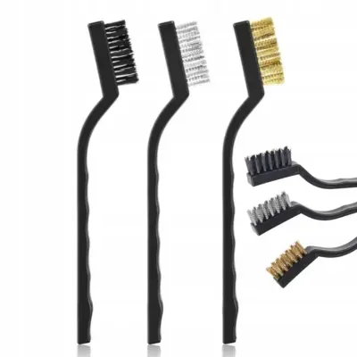 Set Četki Za Čišćenje 166 Mm – Čelik, Mjed, Najlon | Ergonomska Ručka, Trajnost