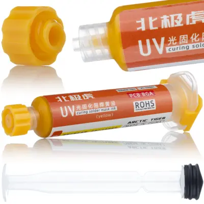 Narančasta UV Soldermask 10ml – Brzo Utvrđivanje | Zaštita PCB, Neprovodna
