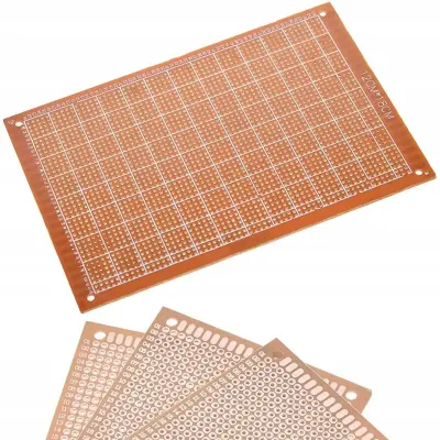 Univerzalna Prototipna Ploča 120x180 Mm – Jednostrana | THT Montaža, 2,54 Mm Raster
