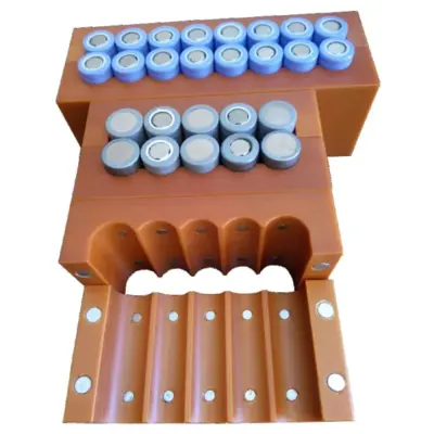 Dvoredni Kalup Za Zavarivanje Baterija 18650 s Magnetom – Stabilna Konstrukcija | 10 Baterija