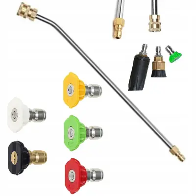 Mlaznica Set Za Visokotlačni Čistač – 5 Komad + Lance 1/4" 34cm | Max 250 Bar, 60°C