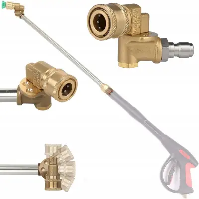 Priključak Za Mlaznicu 1/4" – Rotirajući Adapter | Kompatibilnost s Rosfix, Lavor, Parkside | 4500 PSI