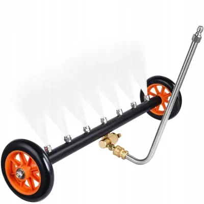JetRoller Pro 7X – 7 Mlaznica Lance | 3 Koplja 40 Cm | Široka 57 Cm | Brza Spojka 1/4"
