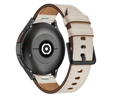 Vrhunski kožni remen za sat za Samsung Galaxy Watch Bijela