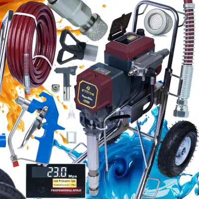 Bezzračni Raspršivač Delta L – 4000 W 23 MPa 8 L/Min | HyperElite Tehnologija