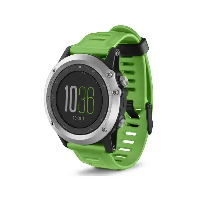 Silikonski remen za sat Garmin Fenix 3 HR/6X GPS/5X Sapphire/Descent MK1 Tamno zelena
