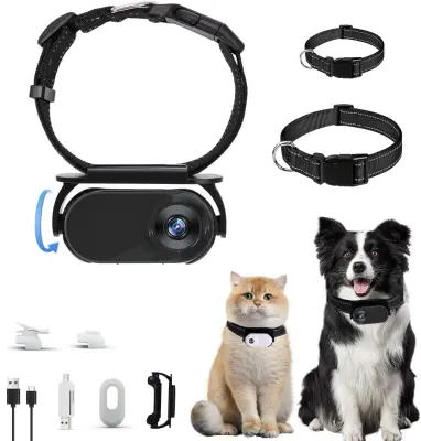 Mini akcijska kamera, Bodycam za motocikl, Kamera za kacigu 1080P Crna