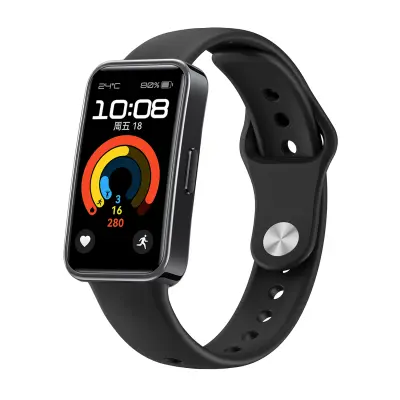 Silikonski zamjenski remen za Huawei Band 10 Crna