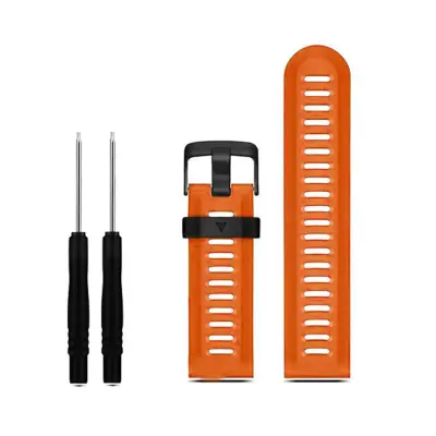 Silikonski remen za sat Garmin Fenix 3 HR/6X GPS/5X Sapphire/Descent MK1 Narančasta