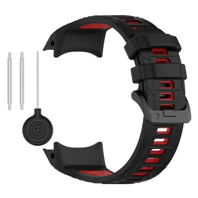 Garmin Instinct 3 Dvobojna Silikonska Narukvica za Sat Crvena