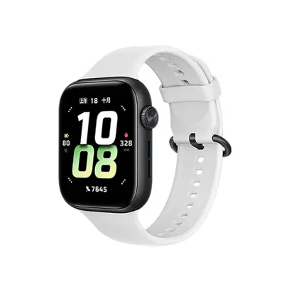 Stilski silikonski remen za HONOR WATCH 5 Bijela