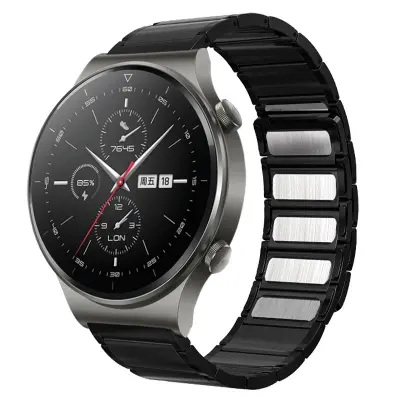 Vrhunski remen od nehrđajućeg čelika za Huawei GT3/GT4/Watch 3 Pro Crna