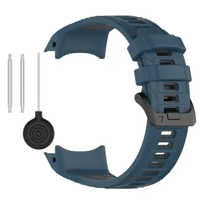 Garmin Instinct 3 Dvobojna Silikonska Narukvica za Sat Plava