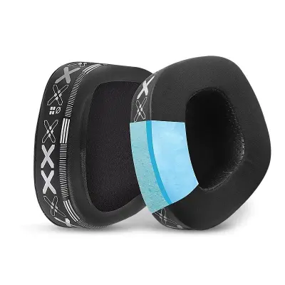 Rashladni zamjenski jastučići za uši za Corsair VOID PRO ELITE slušalice (crni, pakiranje od 2 komada) Crna