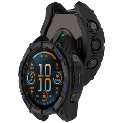 Tactix 8 Crna TPU zaštitna futrola za Garmin 51mm Solar Crna+Plava