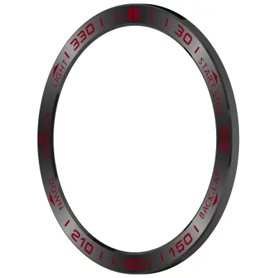 Garmin Tactix 8 51mm Solar Okvir - Crno-Crvena Racing Edicija Crna i crvena