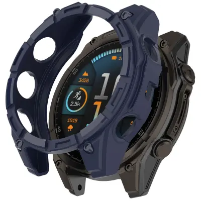 Tactix 8 Crna TPU zaštitna futrola za Garmin 51mm Solar Plava