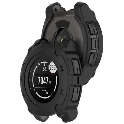 Garmin Instinct E (45mm) Silikonska zaštitna futrola - Crna Crna
