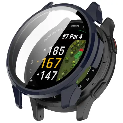 Garmin Approach S50 Futrola: PC & Kaljeni Film Zaštita Plava/Tamno plava
